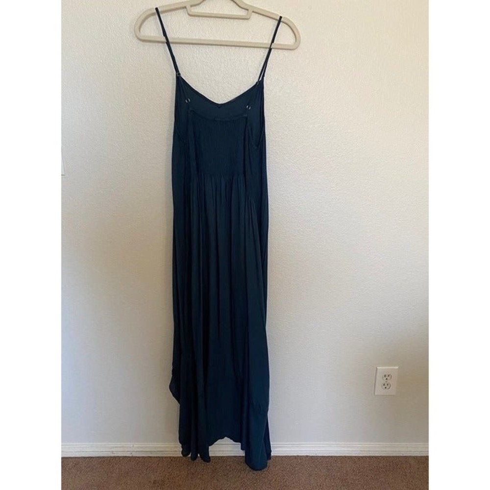 BOHOME Maxi spaghetti strap, V neck dress, Midnight blue, size M